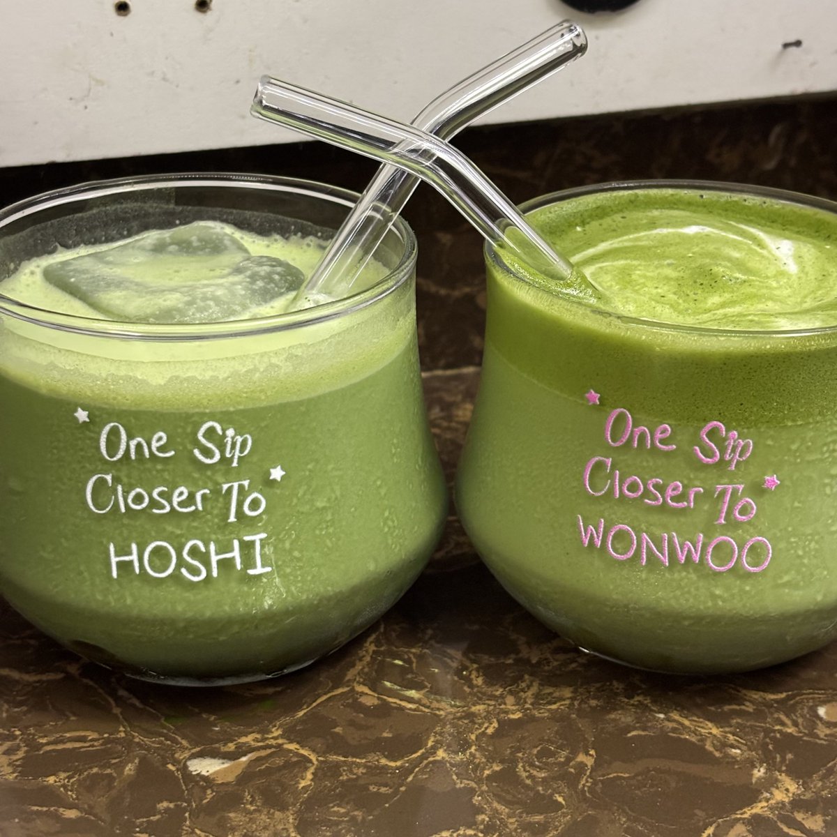 cheezwonz's tweet image. soonwoo matcha, anyone? 🤭