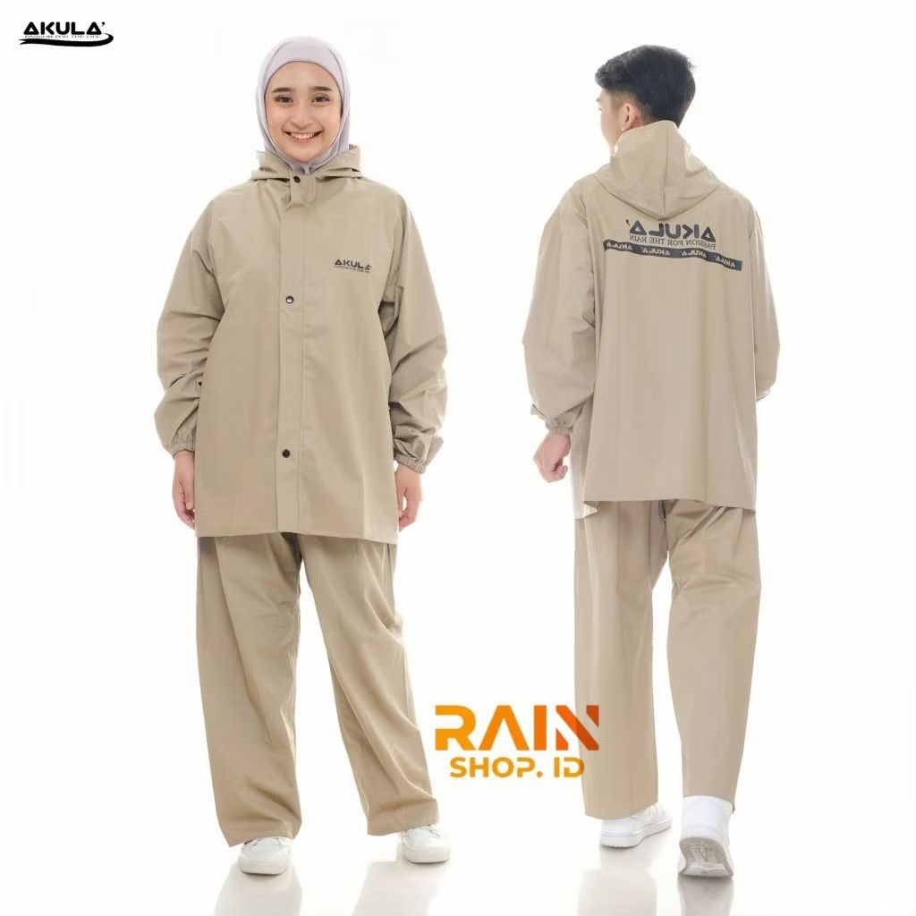 Cek AKULA Jas Hujan Raincoat Pria Wanita Dewasa Terbaik Bahan PVC Anti Rembes Mocca dengan harga Rp78.000. Dapatkan di Shopee sekarang! s.shopee.co.id/12Dh9YVTb?shar…