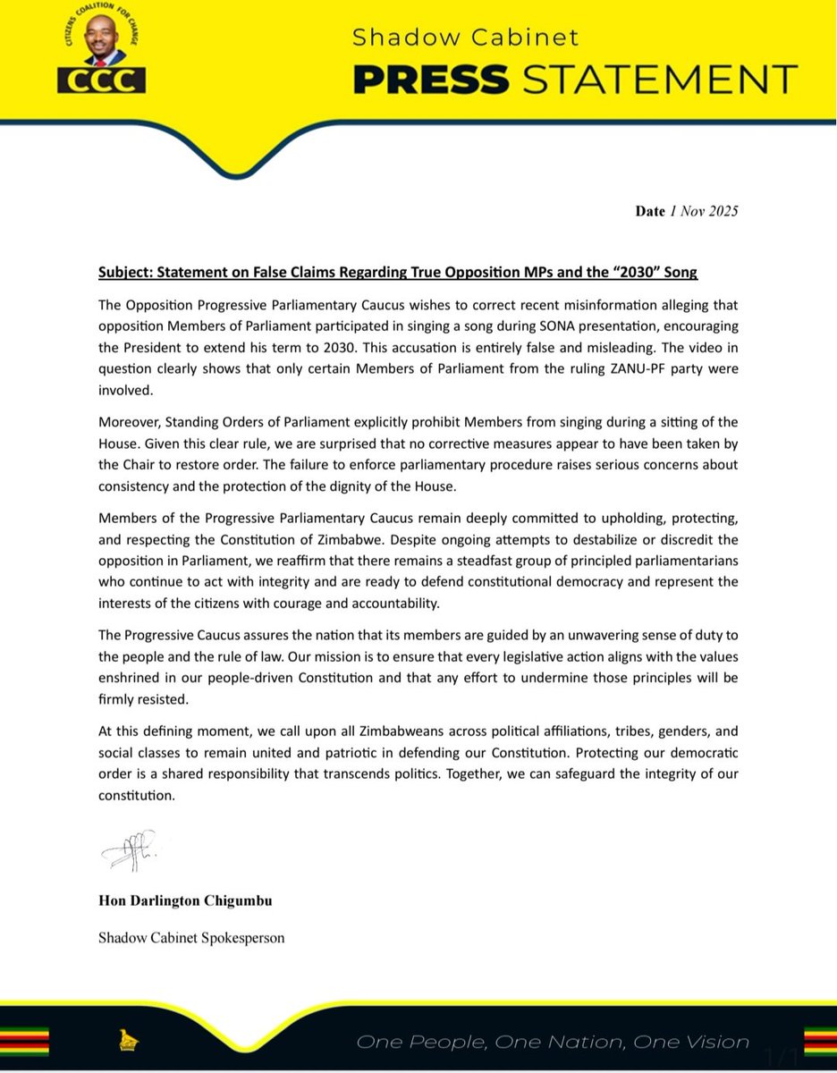 Hon. Darlington Chigumbu🇿🇼 tweet media