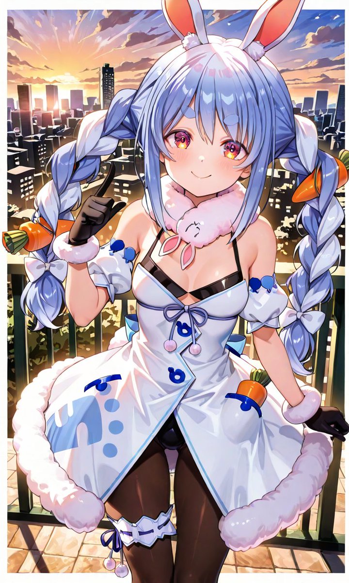 notes9999's tweet image. #兎田ぺこら
#ホロライブ
#AIイラスト