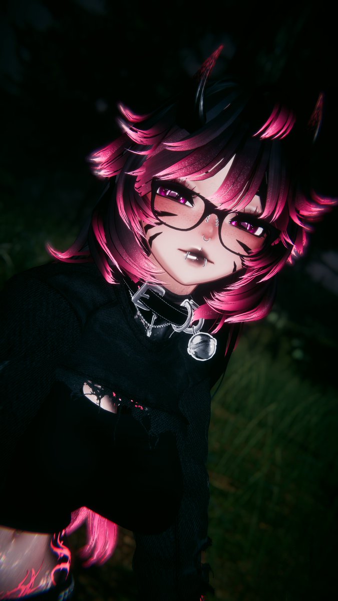 Meow hope everyone had a safe halloween night :3 #VRChat #VRChatPhotography