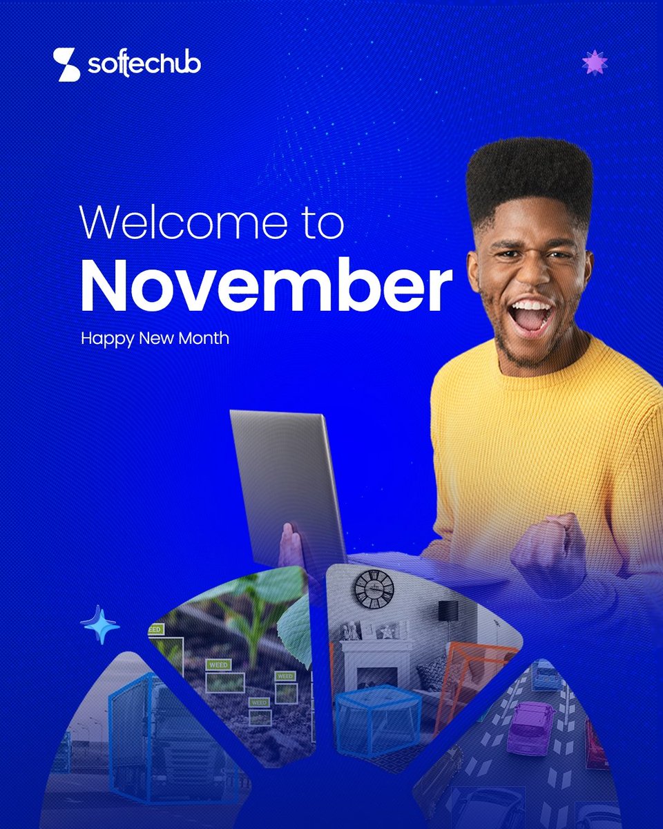 softechubltd's tweet image. Happy New Month from all of us at Softechub 💙
Cheers to a productive and fulfilling November 🥂

#november #11thmonth #AI #softechub