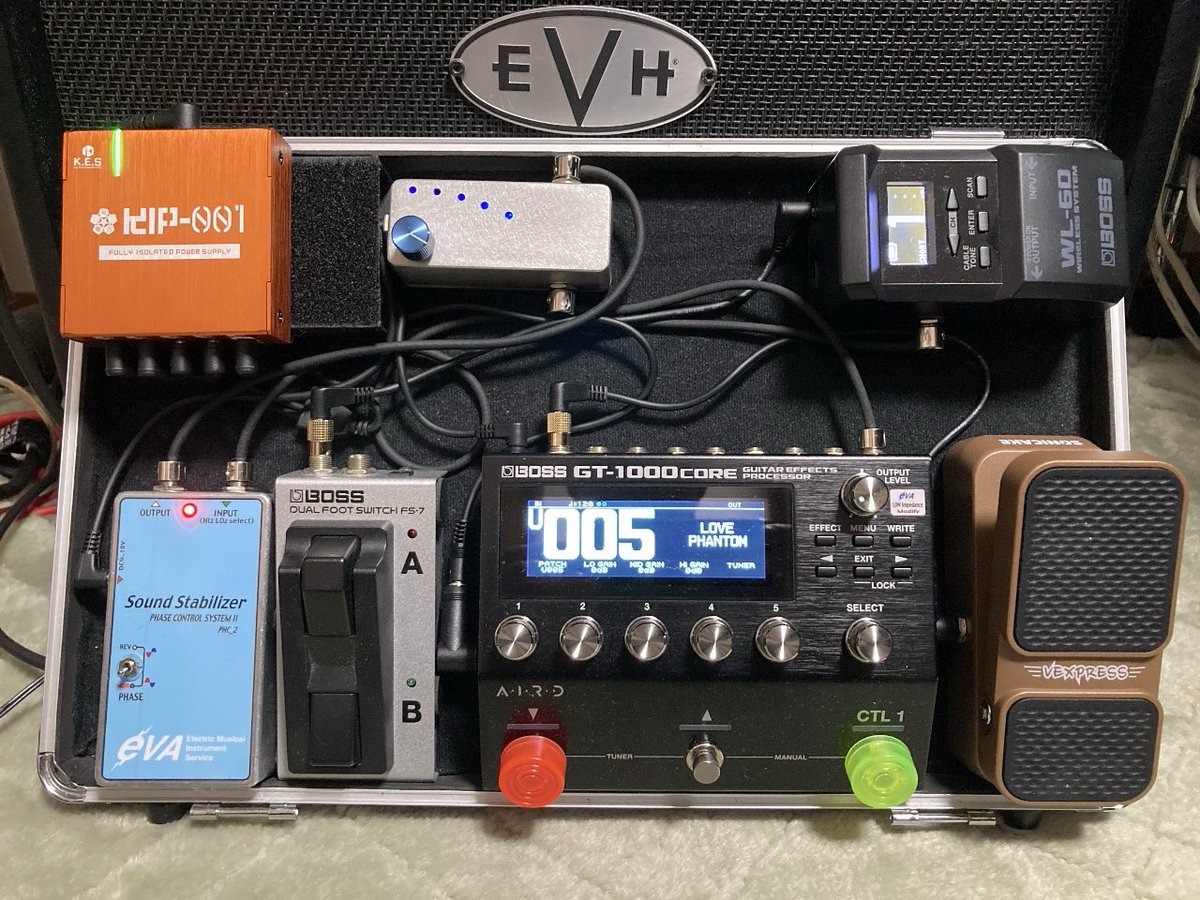 BOSS GT1000CORE +FS-7セット BOSS GT-1000CORE、FS-7、Current Doublerセット