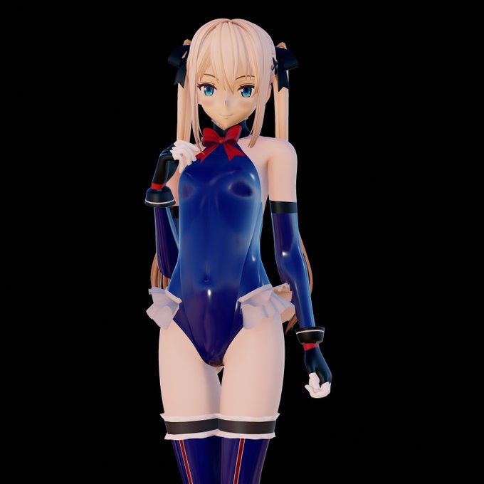 マリーちゃん3Dモデルに
色々ポーズとらせて補正して遊んだやつ 