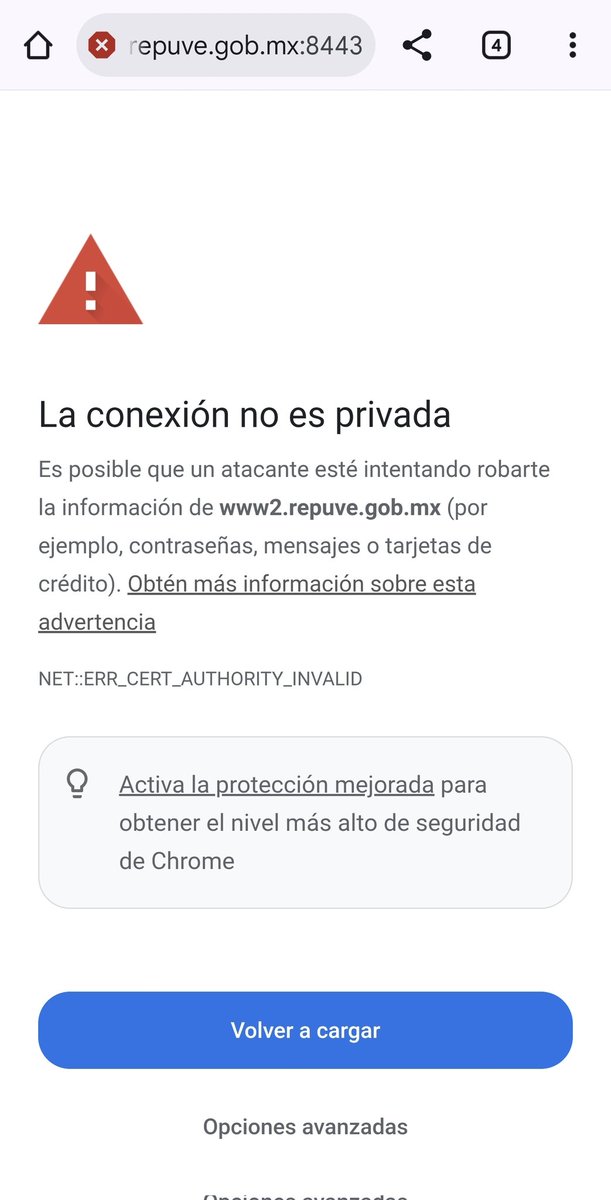 ivillasenor's tweet photo. ¿Es en serio, REPUVE?

El primer resultado en Google al buscar «REPUVE», con dominio oficial de https://t.co/5jwwjAQ3Gs, ni siquiera tiene un certificado de seguridad instalado.

Y lo peor: hackearon el sitio hace menos de un mes y siguen aprovechando otros dominios del gobierno para defraudar con este trámite (que es gratuito).

Ahí queda claro cuánto les importa prevenir el fraude. Es algo sumamente básico, y ni eso quieren atender.

Pero claro, cuando vuelvan a hackear el sitio de REPUVE y yo lo haga público, seguramente de nuevo me pondrán en @infodemiaMex… a pesar de que llevo semanas advirtiéndolo.