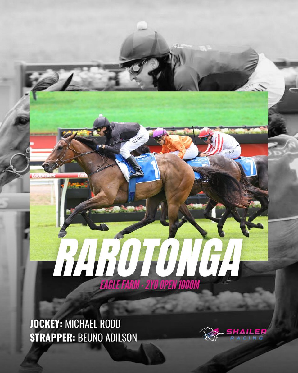 RAROTONGA breaks his maiden in style at just his second start 💥
By North Pacific <a href="/NewgateFarm/">Newgate</a>, he’s showing all the right signs early on. Magic Millions eligible and an exciting one to follow as he continues to progress! 🌟