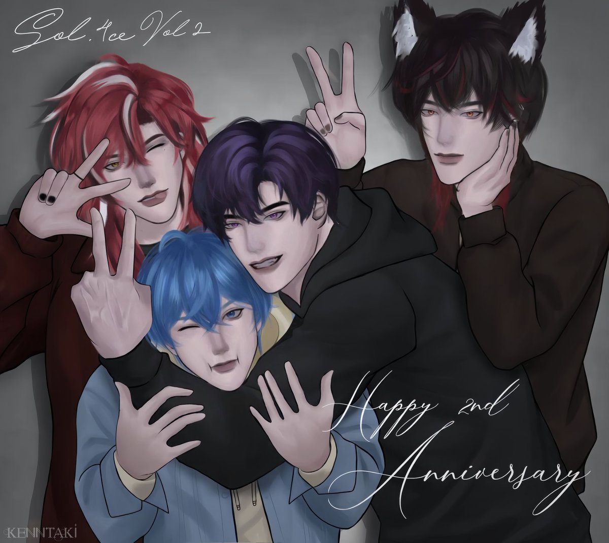Happy 2nd Anniversary SOL4CE!!
So proud of you guys 🫶🏻

(⁠づ⁠￣⁠ ⁠³⁠￣⁠)⁠づ❤️🧡💙💜
#SOL4CEVOL2 #SOL4CE