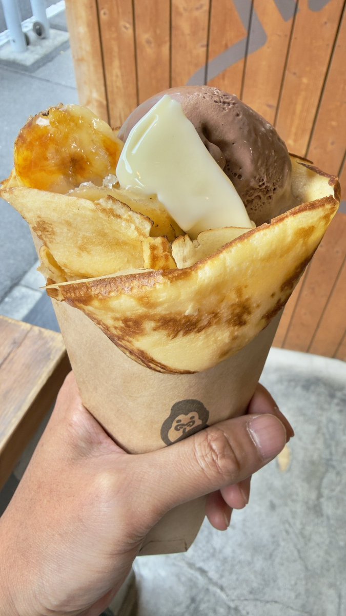 バナナクレープ