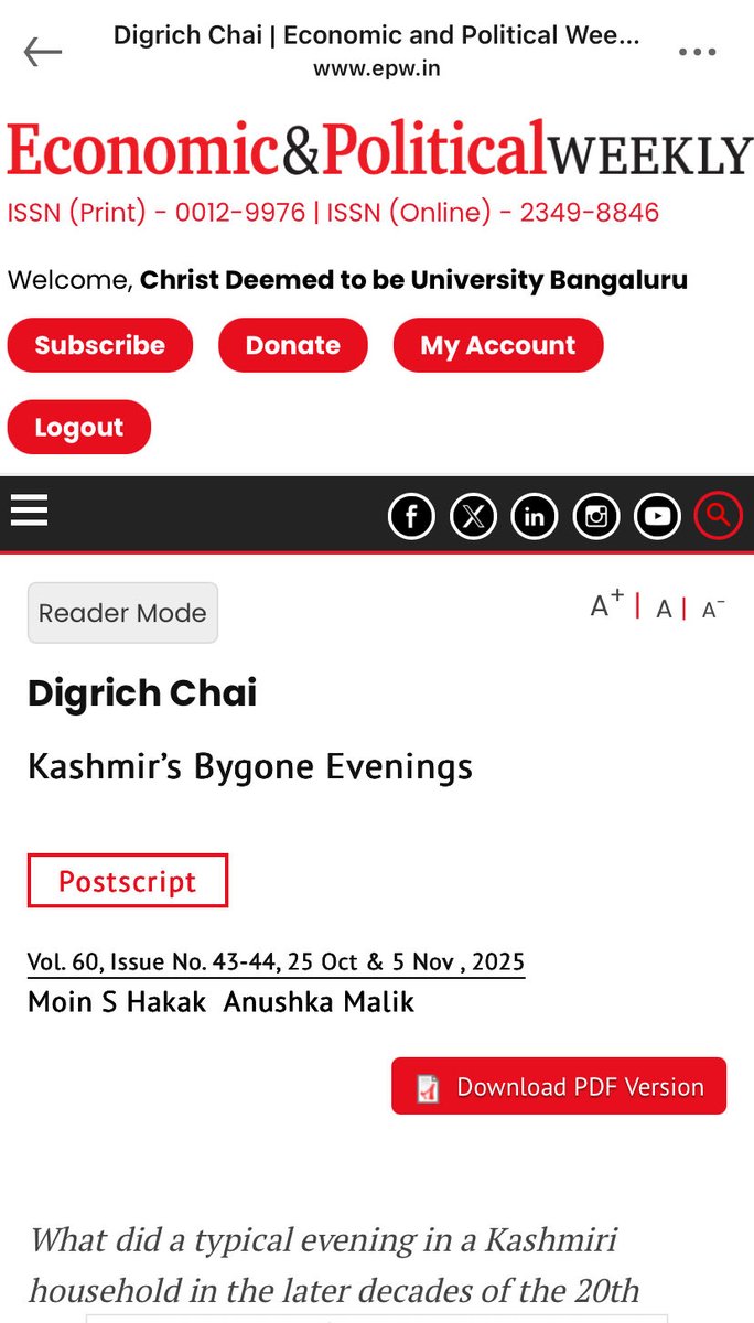 movinhakak's tweet photo. I and Anushka Malik attempt to document and preserve a depiction of what an evening looked like in Kashmir's ‘recent’ past. Read our piece, "Digrich Chai," published in the Economic and Political Weekly @epw_in  #kashmir 

Link: https://t.co/7KDT2zMOCf https://t.co/pEcImiZf2G