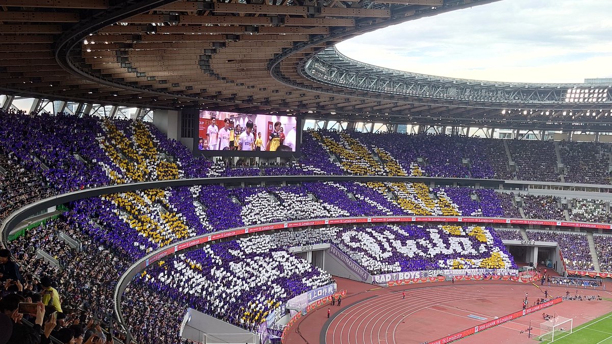 kasairo12's tweet image. 両クラブのコレオ