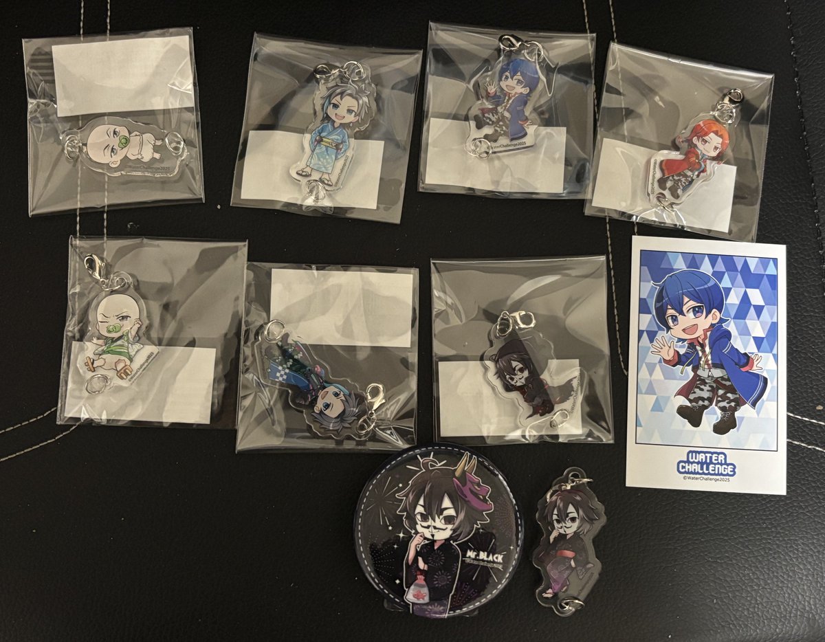 ウォタチャレさんのグッズ届きました！ カードはブルー君！！ 下の