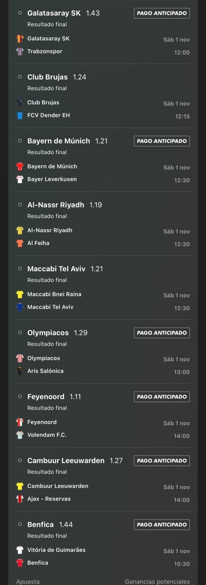 BANDITA YA TENEMOS EL PARLAY DE FAVORITOS 🔥🔥🔥

QUE SE ARME PARA SORTEAR LOS 700 PESOS 💰💰💰

DALE REPOST PARA PARTICIPAR 🔁

VAMOOOOOOOOOOOS 👊🏻👊🏻👊🏻