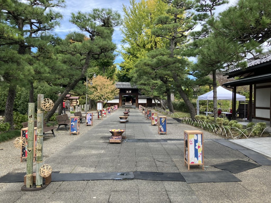 本日の史跡足利学校 入館受付16:00、閉館16:30 16:00まで