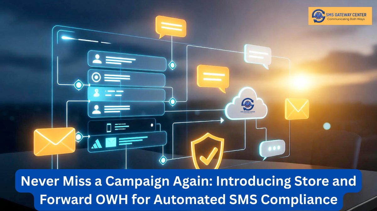 SMSGatewayIndia's tweet photo. Never worry about TRAI time restrictions again! ⏰

Introducing Store &amp; Forward OWH - automatically queues SMS sent outside permitted hours and delivers them during allowed times.

Stay compliant: https://t.co/TOZjAeaLNq

#BulkSMS #SMSMarketing #BusinessMessaging #SMSAutomation https://t.co/yAlk5gU9uq