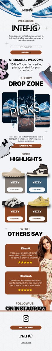 Intefig_'s tweet image. TMP-010 — INTEFIG — Welcome — Final Nudge
 A warm closing email to complete the welcome flow and inspire immediate action.

 💬 Comment “DEMO” or DM us to see the live version.

 #EmailMarketing #EmailDesign #Ecommerce #Shopify #Klaviyo #Omnisend #HTMLEmail #RetentionMarketing