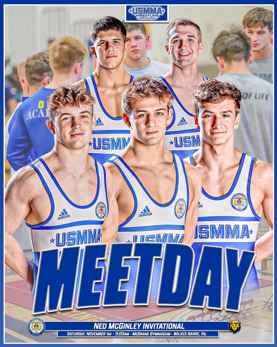 🤼‍♂️ 𝐓𝐇𝐄 𝐒𝐄𝐀𝐒𝐎𝐍 𝐁𝐄𝐆𝐈𝐍𝐒 𝐓𝐎𝐃𝐀𝐘! 🤼‍♂️

@usmmawrestling kicks off their 2⃣0⃣2⃣5⃣-2⃣6⃣ season at the Ned McGinley Invitational today!

📍 Wilkes-Barre, Pa.
🕘 9⃣ a.m.
📊 tinyurl.com/49htxrm4
📺 tinyurl.com/muc45dyp

LET'S GO MARINERS!

#d3wrestle #OURAcademy