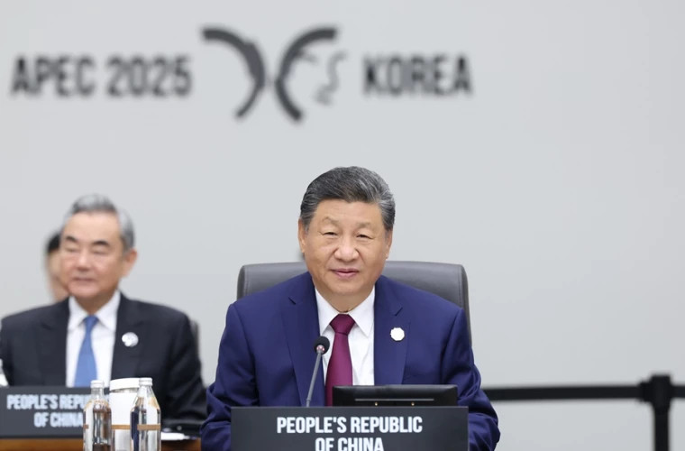 SurseMD's tweet photo. Xi Jinping îndeamnă membrii APEC să apere sistemul comercial multilateral 

🔗 https://t.co/n2K2zNR7tv https://t.co/w47mHwQsGP