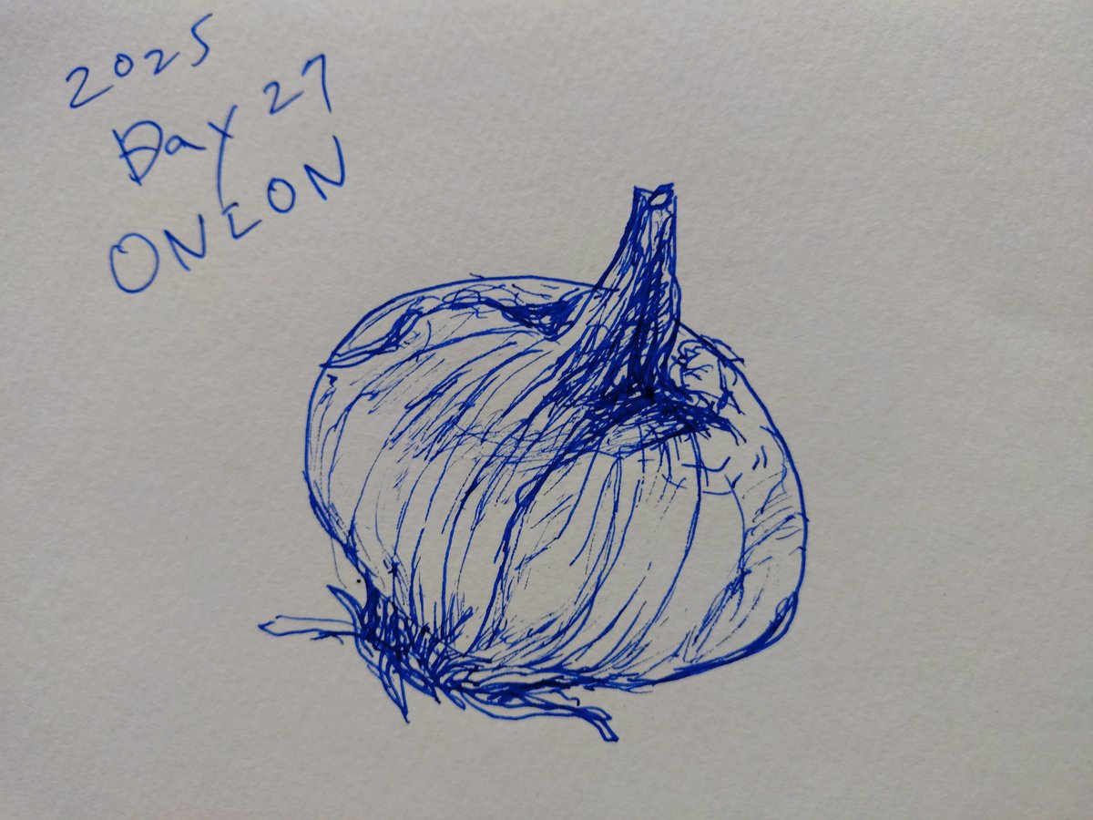 awayoukan's tweet photo. #inktober2025day27 #drawing #onion https://t.co/d1TQ7c0Oue