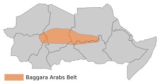 It’s because of the Baggara belt. The Baggara Arab nomads are the ethnicity that make up the ethnic base of the RSF  militia and they move their cattle to graze along this belt in search of grazing pastor. The RSF militia has promised their cousins across the border that “once