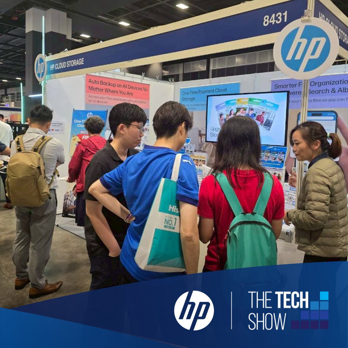 myHPcloudJP's tweet photo. 🇸🇬 #TechWeek 2025 に再登場！📍ブース #8431 にてイベント限定オファーをご用意。クラウドでビジネス成長をサポートします。多くが選ぶ #myHPcloud ワンタイム支払い型ストレージをぜひ体験ください。 https://t.co/oeVmMp86QX