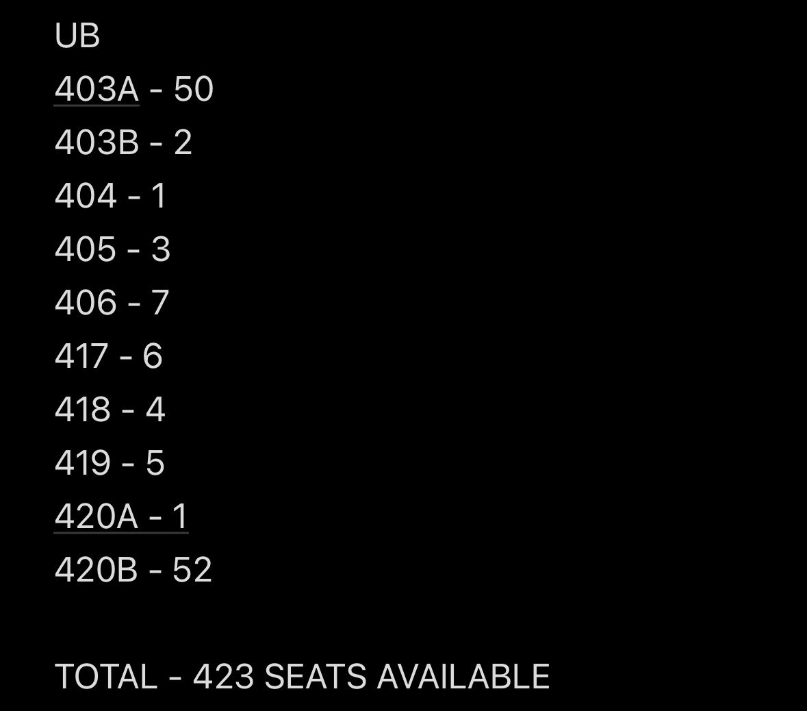 wonhanniverse's tweet photo. [TREASURE ‘PULSE ON’ IN MANILA]

Available Section and Seats.
as of Nov 1, 12noon.

#TREASURE_PULSE_ON_IN_MANILA https://t.co/9sQrtmP4SI