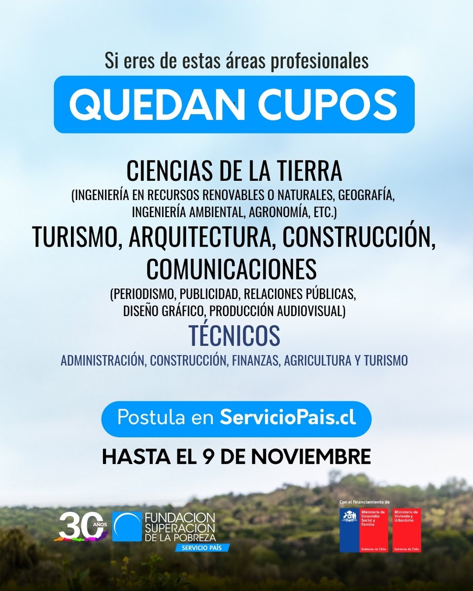 SERVICIO PAÍS tweet media