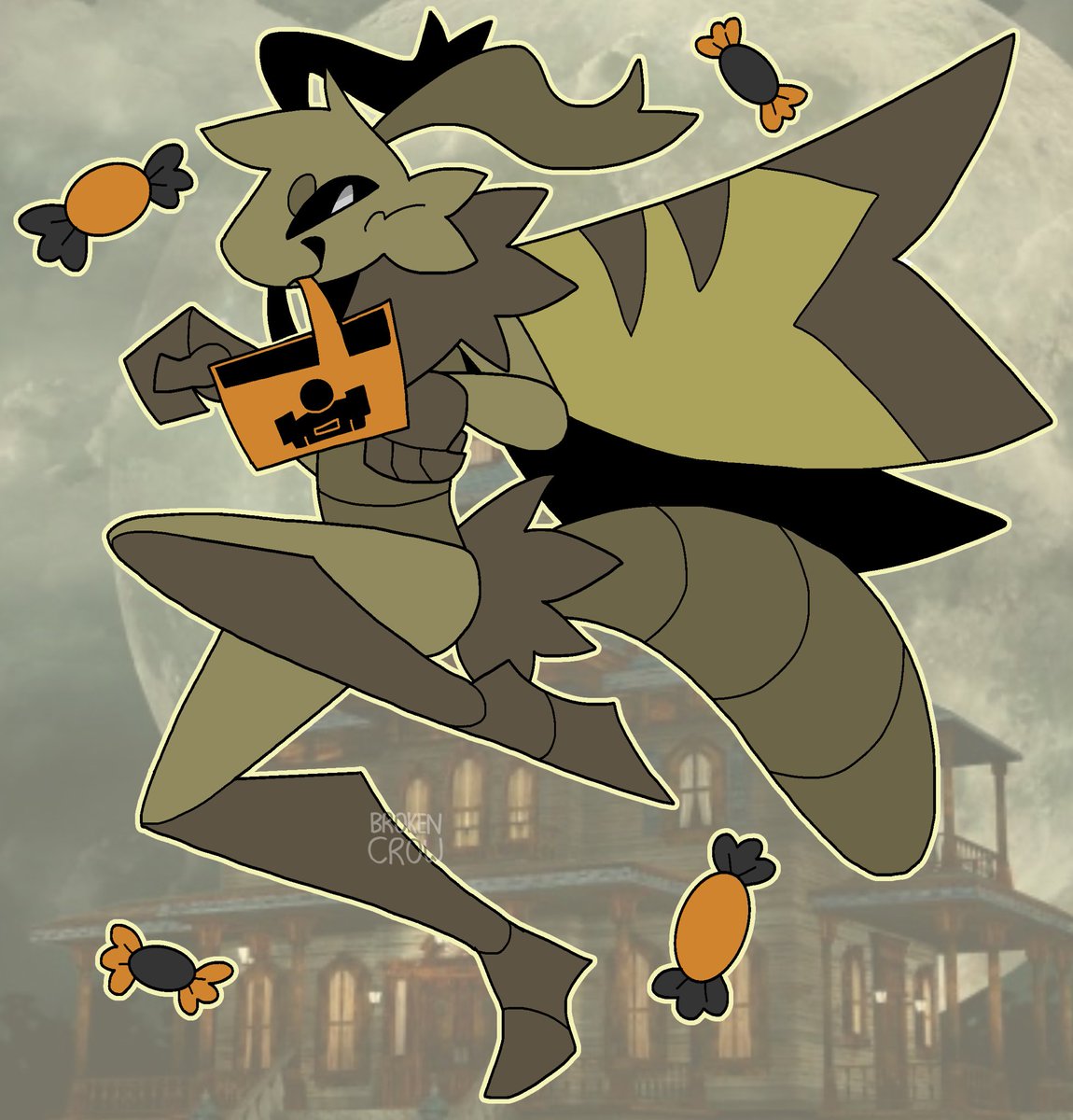 brokencroww's tweet image. Happy spooky day! #bugtwt #mothoc #brokencroww