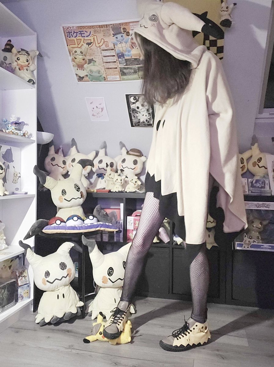 Lillykyu's tweet image. Mimikyu for halloween (again)