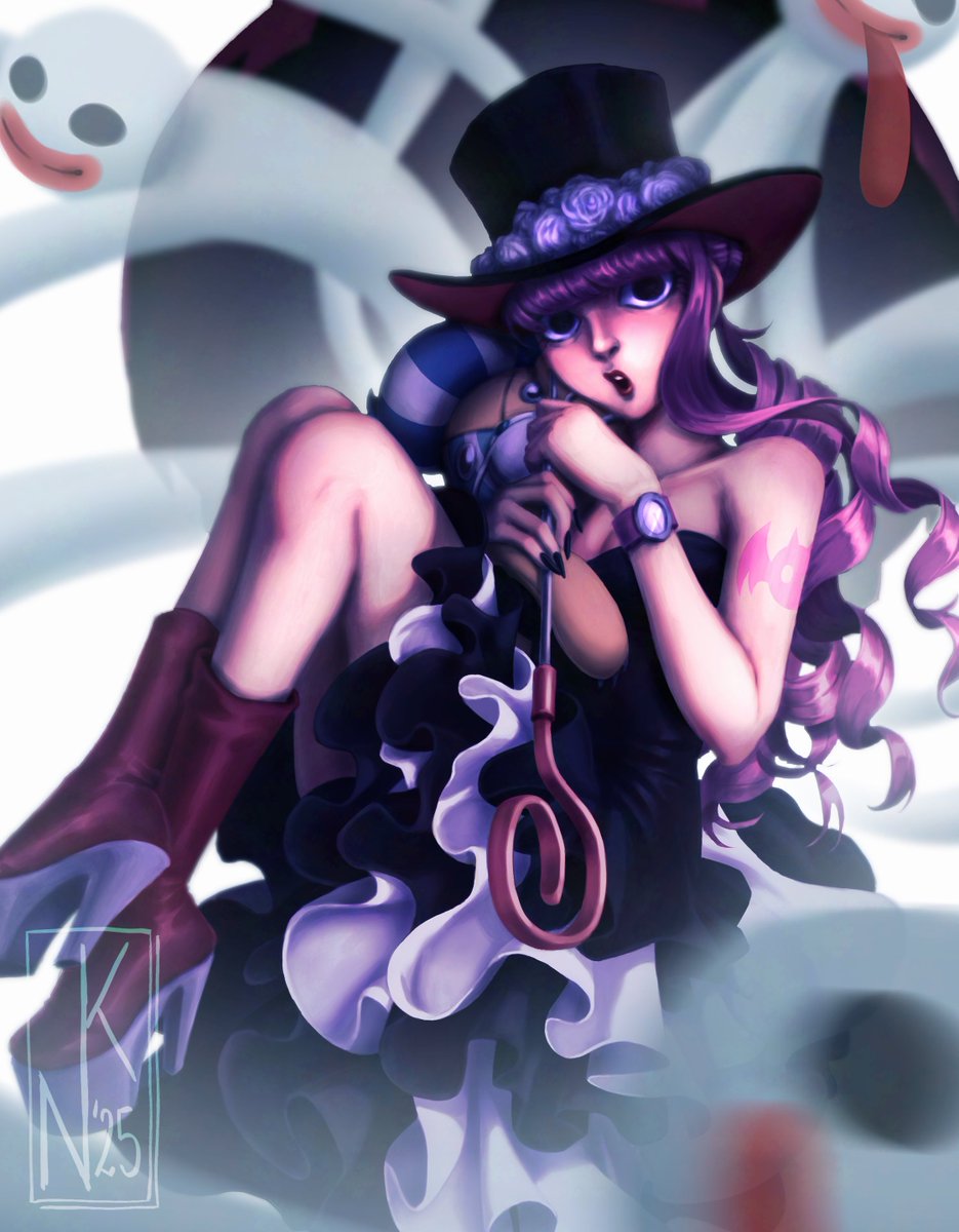 Couldn't make it for Halloween, but please accept my ghost princess anyway 👻🙏👻