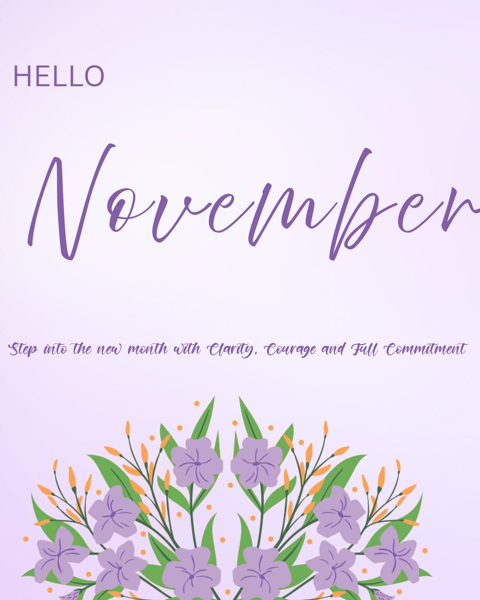 _RMFoundation's tweet photo. Everyday is a chance to begin again , don’t focus on the failures of yesterday .
Start today with positive thoughts and expectations.

Happy New Month folks🎉

#rmfoundation #happynewmonth #november https://t.co/yMCacMWmDQ