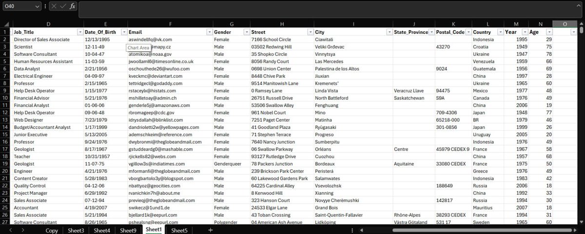 IbeikeE20's tweet image. Data Visualization & Analysis,Data tells a story — Excel helps visualize it.
From cleaning to creating pivot tables, dashboards, and charts — turning data into insights!
Big thanks to the amazing mentors
@ProsperoApril @PamellaIshiwu #DataAnalytics @PercorsoTech