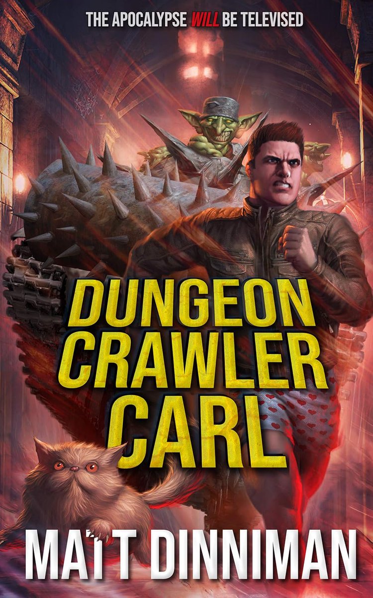 mpcallender's tweet image. DUNGEON CRAWLER CARL by @mattdinniman was an outrageous and fun read. Clever Literary RPG / GameLit novel - fun characters and quality world building. Definitely a genre specific series - if you get it, you get it; if you don't, you won't. Wild ride.