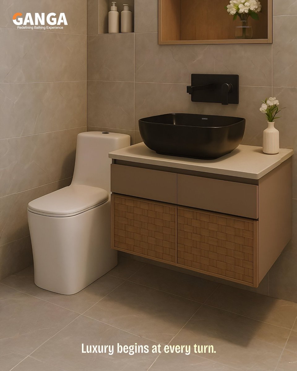 GangaBathLtd's tweet image. Luxury begins at every turn.
Experience the elegance of precision-crafted design and flawless flow with Ganga Bath Fittings — where every detail reflects sophistication and style. 💧

#GangaBathFittings #LuxuryInEveryDrop #ElegantDesign #ModernBathrooms #MadeToShine #BathFittings