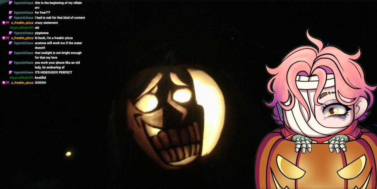 HAPPY HALLOWEEN! 
<a href="/CapyTreat/">Treat | Capybara VTuber 🐹 ☕️ | VNoisy</a> I put you on my pumpkin