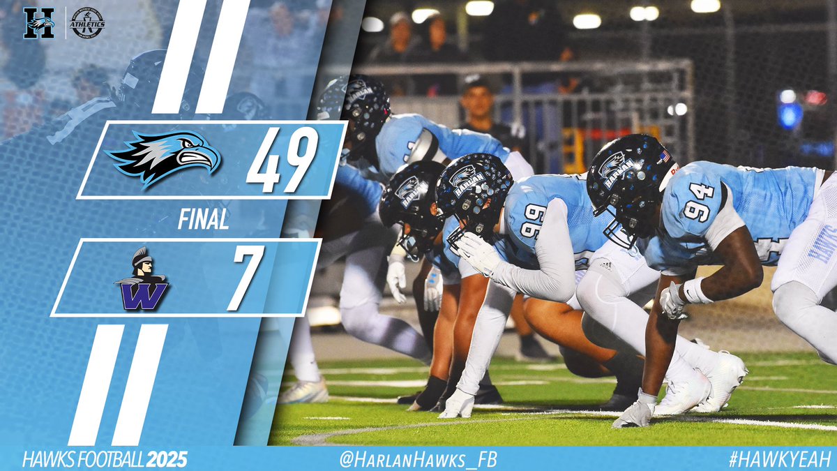 Harlan Hawk Football tweet media