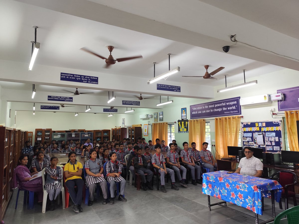 jorhat_kv's tweet photo. Mission Care — the brainchild of Sh. C. S. Azad, DC KVS RO Guwahati — empowers young scholars to alchemize exam anxiety into ardour, turning preparation into a festival of learning à la Exam Warriors! @EduMinOfIndia @GuwahatiKvs @KVS_HQ https://t.co/kbjm6GQXBT