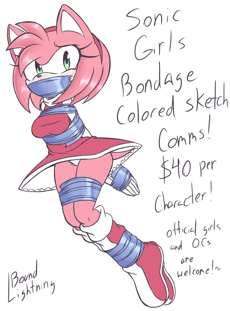 I’m doing Sonic girl colored sketches! Any official girl or OC are welcome to my ropes!~ 

DM me here or on Discord!