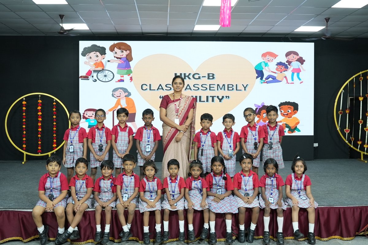 stbrittos's tweet image. 🌸 UKG B students of St. Britto’s Academy presented their Class Assembly on “Humility”, sharing lessons of kindness, respect &amp;amp; modesty. 💖✨
📍 Velachery | 🌐 stbrittosacademy.edu.in | ☎ 9840866053
#Humility #ClassAssembly #StBrittosAcademy #BrittoKids #CBSE #ChennaiSchools