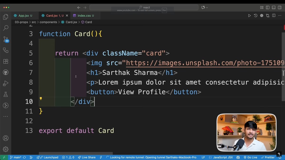 CodeNRaj's tweet image. Day 1 ✔️
Topic: React Basics & Props Intro
Learning: Covers React fundamentals, adv/disadvantages, and props concept
Challenge: Props flow understanding
Next step: Building a project with props
GitHub: github.com/May-nk/React
#60DaysOfCode #BuildInPublic #ReactJS