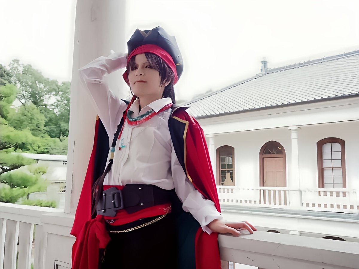 【文豪とアルケミスト】

文アル9周年おめでとうございます！

海賊衣装od <a href="/mitsusoukoku/">みつ🍛@しばらく多忙</a>
※露出や移動など鑑みて色々省略されてます
#明治村コス