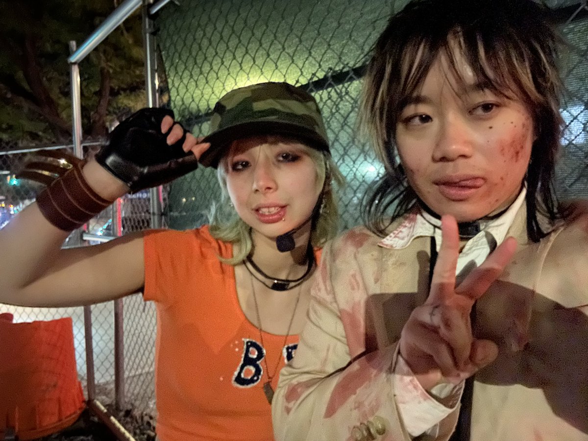 yuzupomuu's tweet image. Half japanese halloween