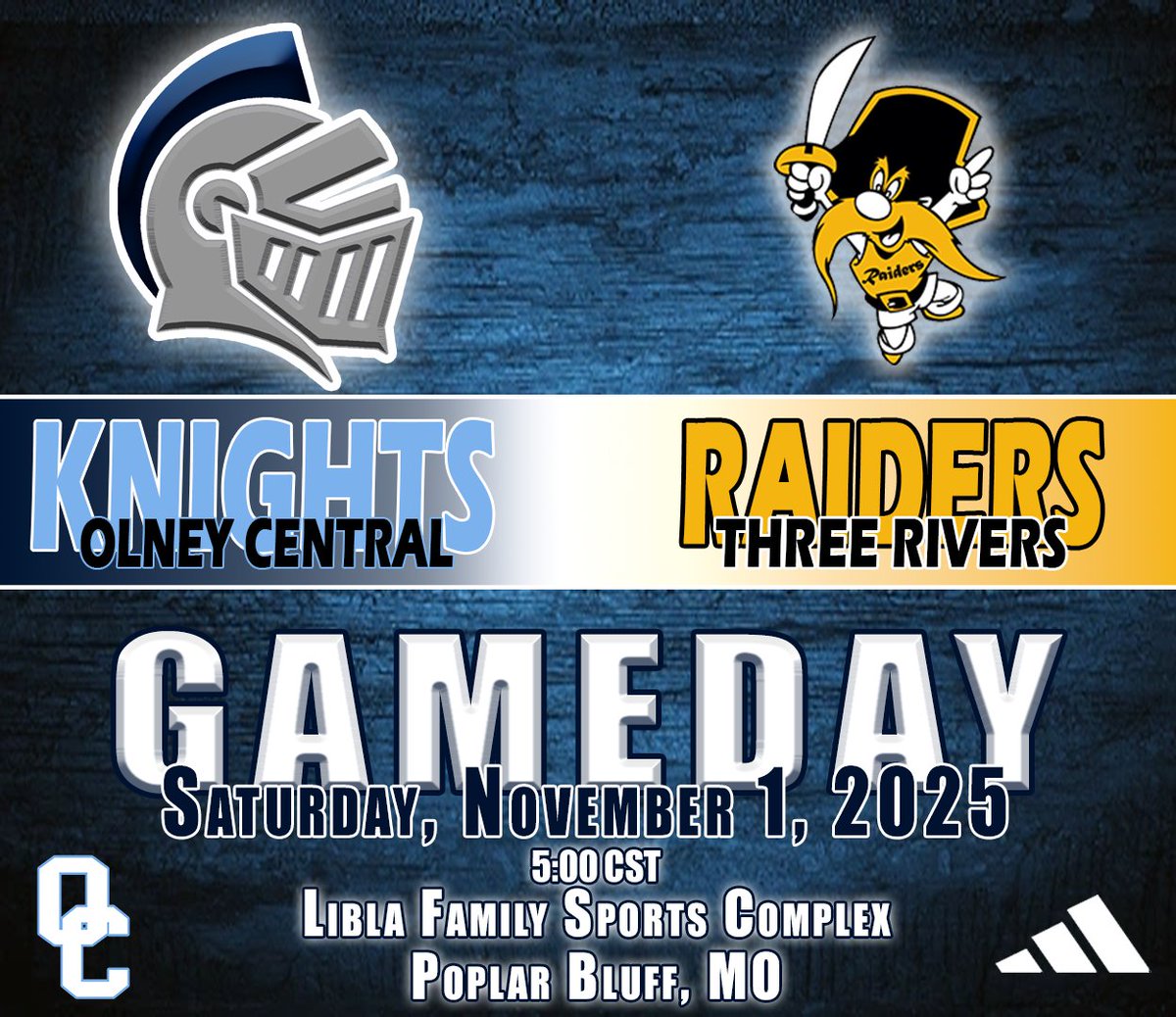 The Lady Knights open the 2025-26 campaign on the road this evening in Poplar Bluff, MO.

OCC will take on the host Raiders of Three Rivers College. Three Rivers was voted 6th in the NJCAA Pre-season Rankings.  The Raiders were 29-4 last season and advanced to the Elite Eight