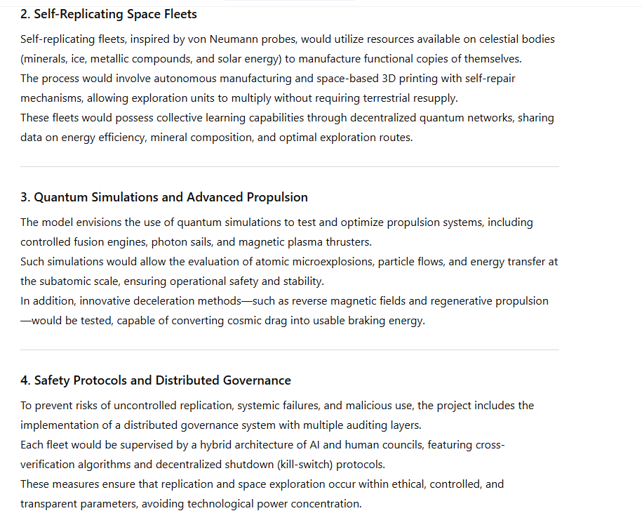 ladslave's tweet photo. @elonmusk
What do you think abut using advnced AIs to model entire solar systems, control self-replicating space fleets, and simulate quantum propulsion systems to expand humanity sustainably across the stars?It could make space exploration efficient, ethical, and self-sufficient https://t.co/Y6IgBe6V4y