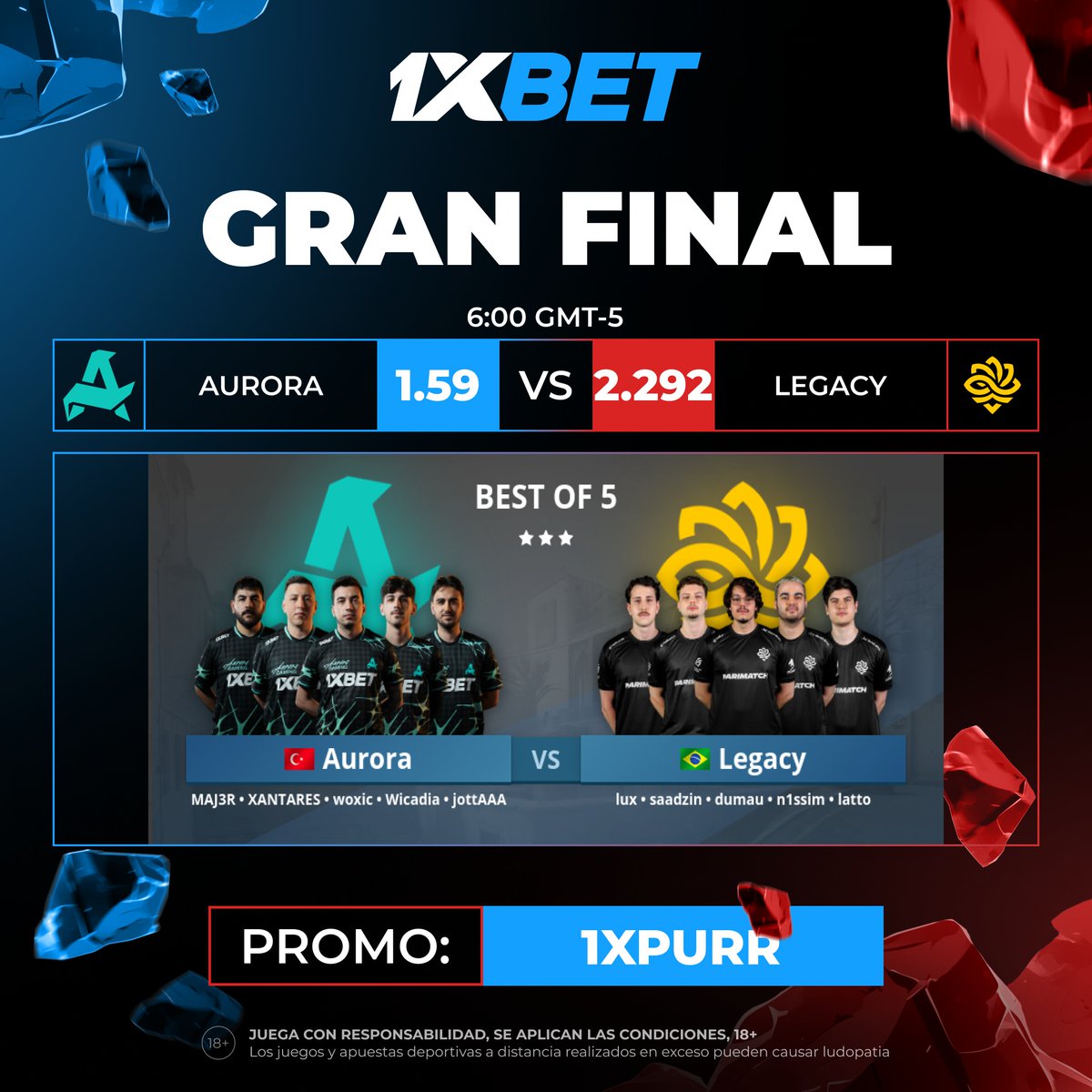 PGL Masters Bucharest 2025🎖️
¡Mañana tenemos la gran final de la PGL! 
¿Será el momento tan esperado de Aurora?
Nos vemos: twitch.tv/heavenpurr #PGLMastersBucharest2025