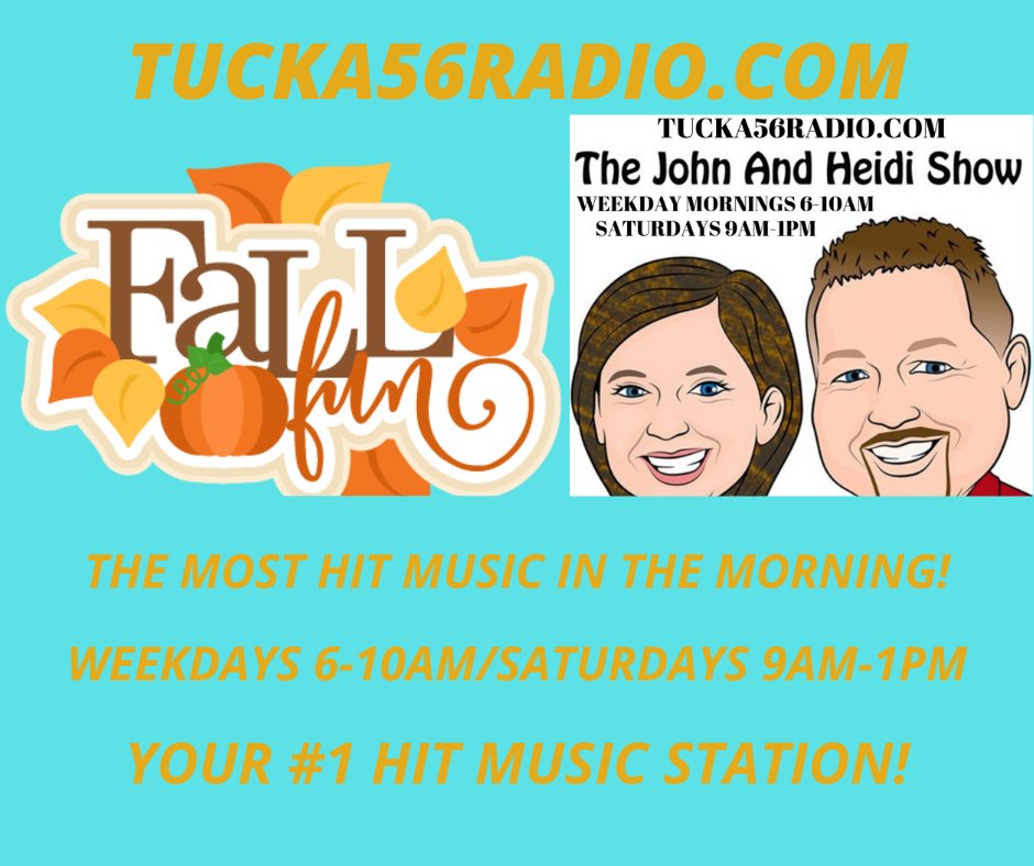 RadioTucka56's tweet image. #TUCKA56RADIO #FALLFUN
#ThrowbackWeekend John &amp;amp; Heidi 9am-1 pm
Non-Stop #HitMusic #Worldwide #listennow
(Stream ＆request is here👇🏻)
 🔗 getme.radio/tucka56radio  via @getmeradio  or bit.ly/4n7ziTH
tucka56radio.com/mobile-apps.ht…
tucka56radio.com