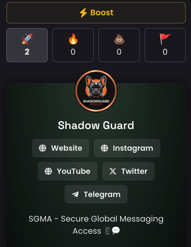 ShadowGuardMA's tweet photo. @yaozong521 💯🔥💪🥇🚀 @ShadowGuardMA https://t.co/0d7MdldkiC