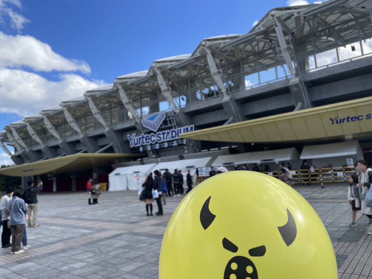 仙台でも同じの配布でした🎈