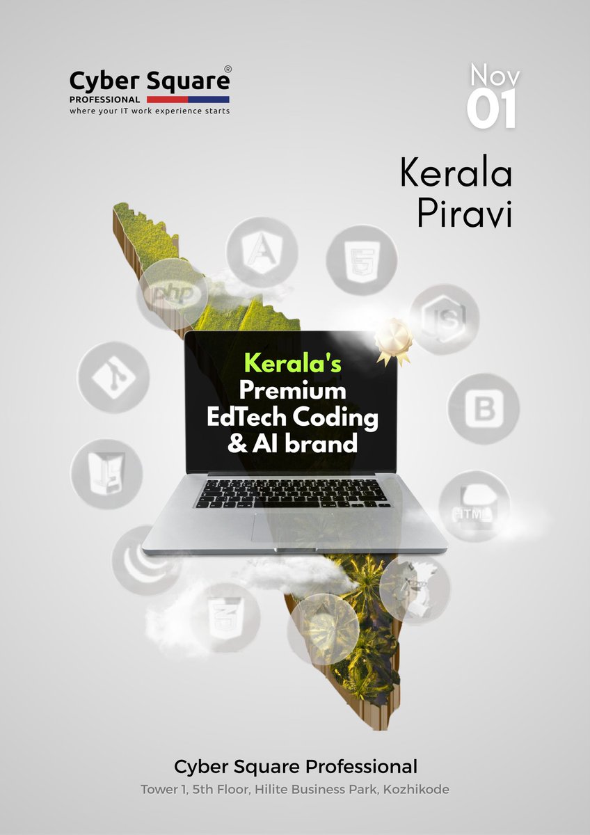 CyberSquarePro's tweet image. Let’s celebrate the spirit, unity, and heritage of our beautiful Kerala. Wishing everyone a joyful Kerala Piravi Day

#keralapiravi