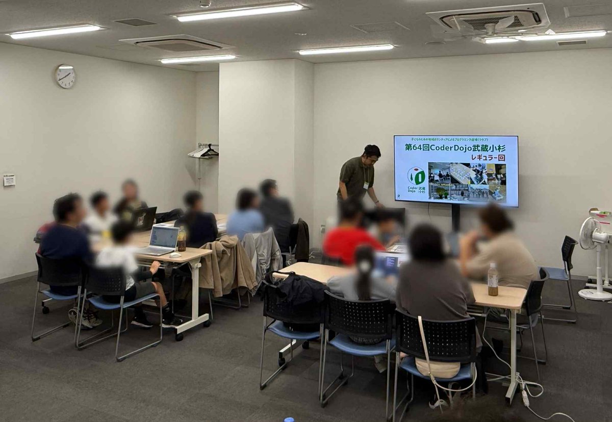 youtoy's tweet image. 今日の午後は、CoderDojo武蔵小杉にメンター参加!
#CoderDojo