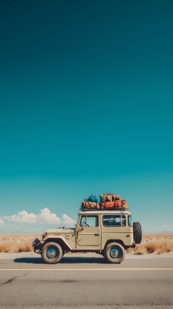 Vacation car wallpaper 
4k image